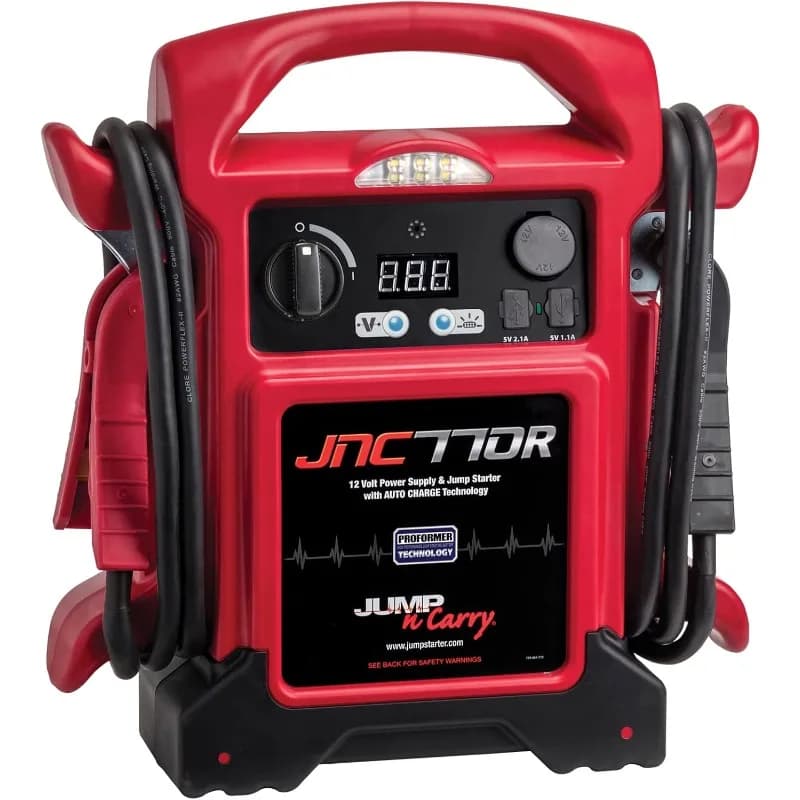 Jump-N-Carry JNC770R 1700 Peak Amp Premium 12 Volt Jump Starter-rosso