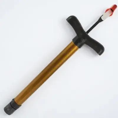 Pompa per Bicicletta Professionale Portatile, Compressore d'Aria Leggero e Compatto a Pedale per Pneumatici di Bici, Moto e Palloni, con Pedale Antiscivolo