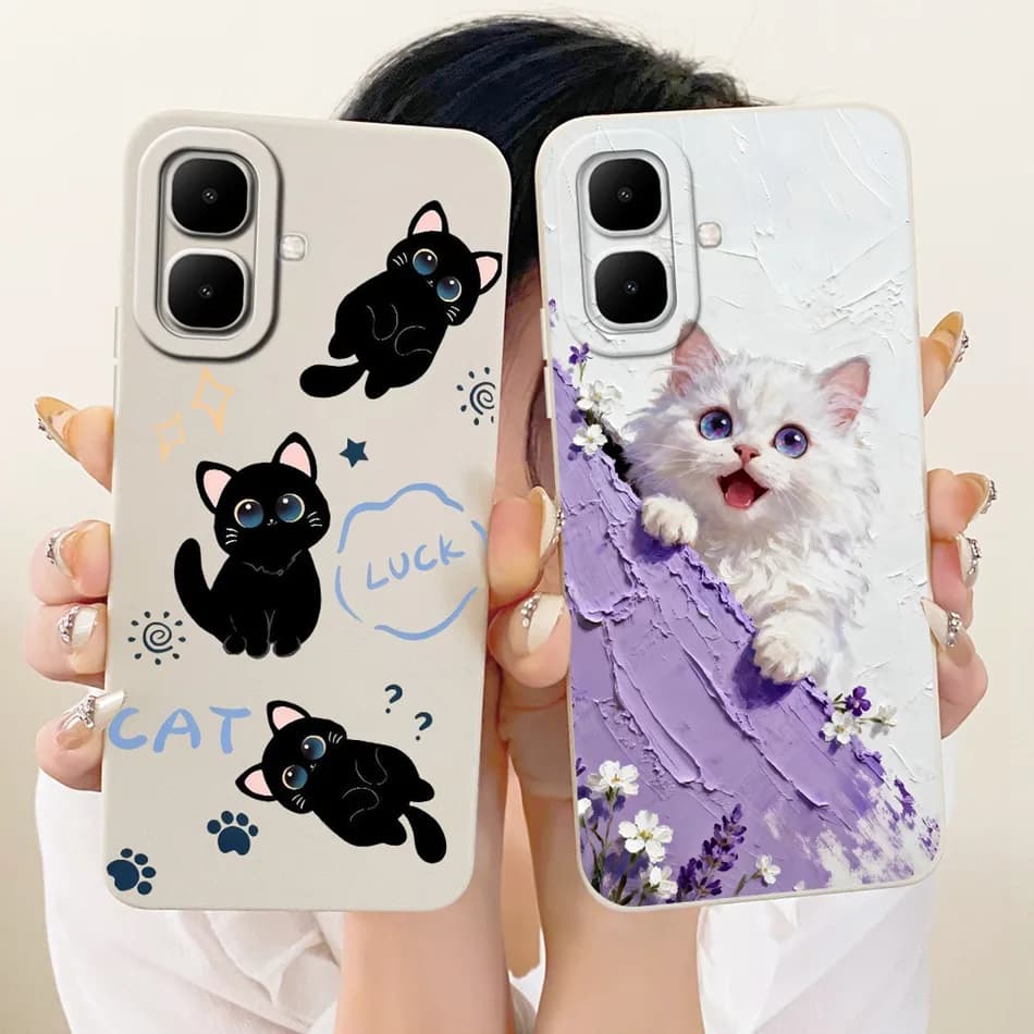 For Infinix Smart 10 X6725 Smart10 Phone Case With Lovely Pattern Lens Protective Soft Silicone Jelly Cases Bumpers