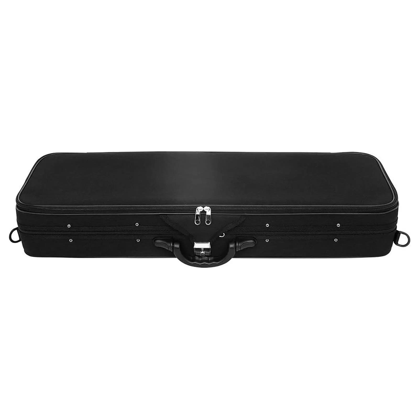 Violin Storage Box 4/4 Oxford Cloth Professional Hard Case with Side Handle Hygrometer for Travel School Students