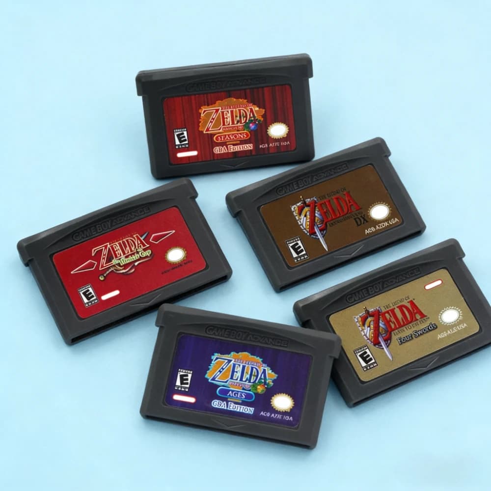 Cartuccia di gioco GBA serie Zelda, 32 bit, Minish Cap, Four Swords Awakening DX Double Pack per GBA/NDS