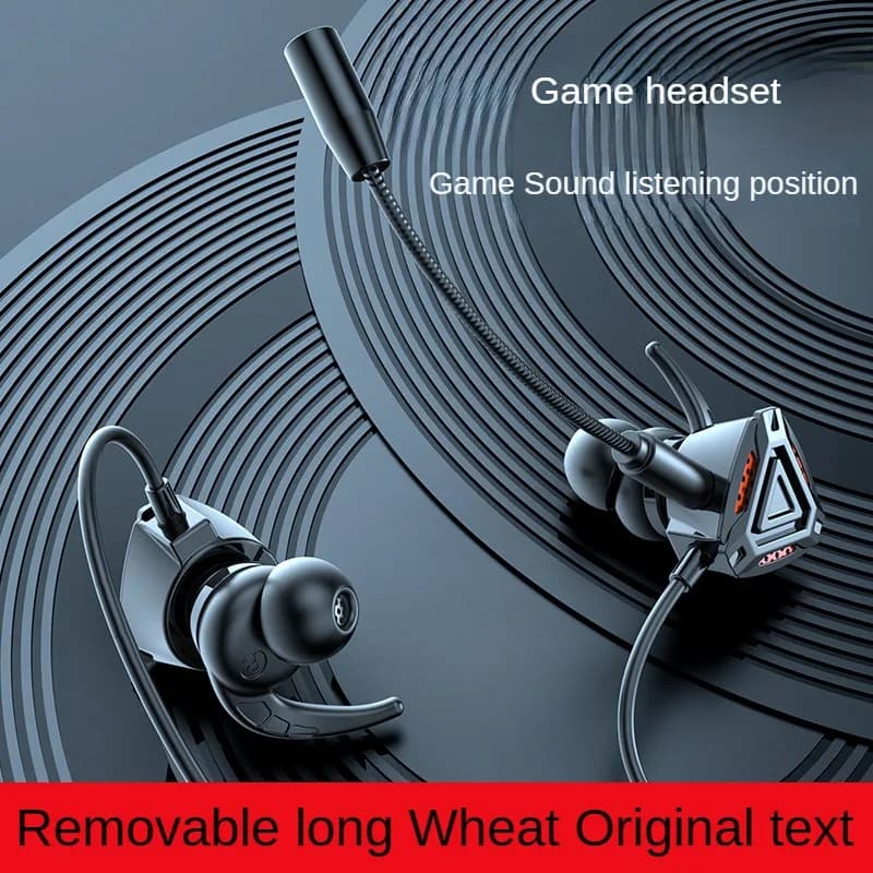 Cuffie da gioco con microfono cuffie da gioco in-ear cuffie cablate per computer cellulare cuffie da gioco