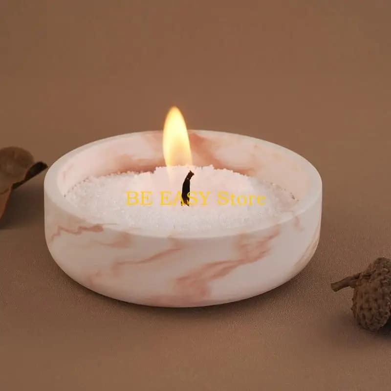 E28F Ciotola irregolare Stampi per tazze candele Vasi da fiori Stampi in silicone Stampi in gesso Stampi in resina epossidica