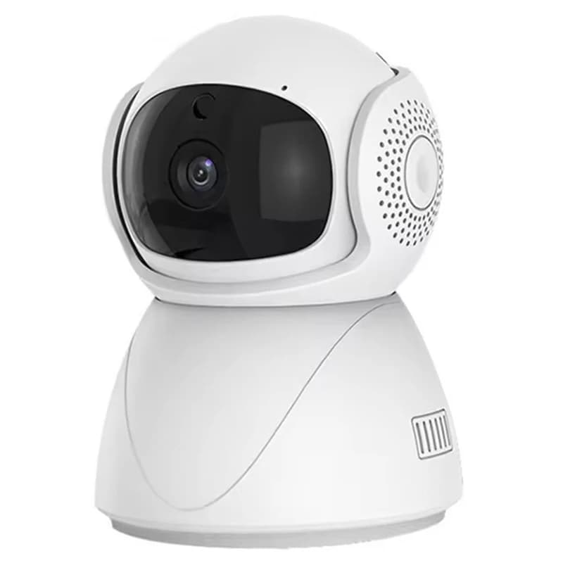 Telecamera IP intelligente WiFi con TFCard 32G 3MP AI Rilevamento umano Telecamera di sorveglianza per visione notturna a colori Smart Life Baby Monitor (USA)