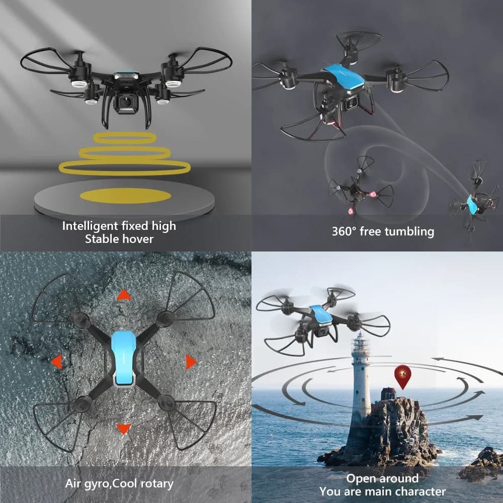 JJRC H108 Children DIY Assembly Drone Interactive Training Toys Quadcopter Aerial Photography Remote Control Aircraft Dron