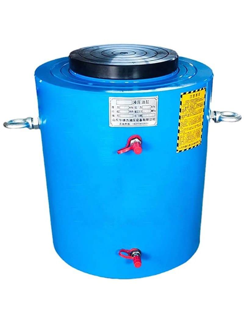 Martinetto idraulico separatore Grande tonnellaggio 200t500t Cilindro dell'olio multisezione Test del carico statico Martinetto di rilevamento della fondazione del palo