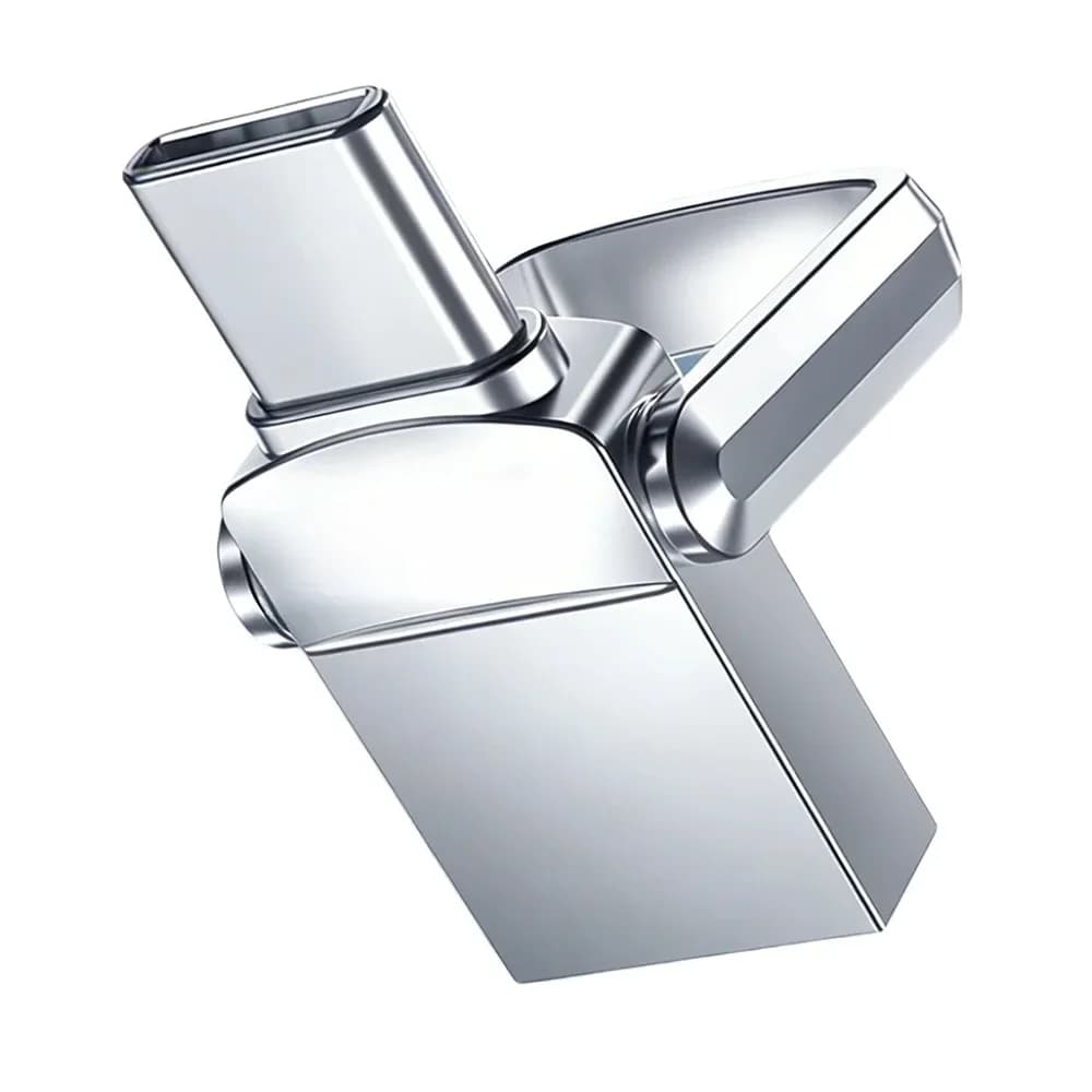 JASTER Mini Chiavetta USB 2 in 1 Tipo C e USB A, Memoria Flash USB 32GB 64GB 128GB, Regalo Creativo