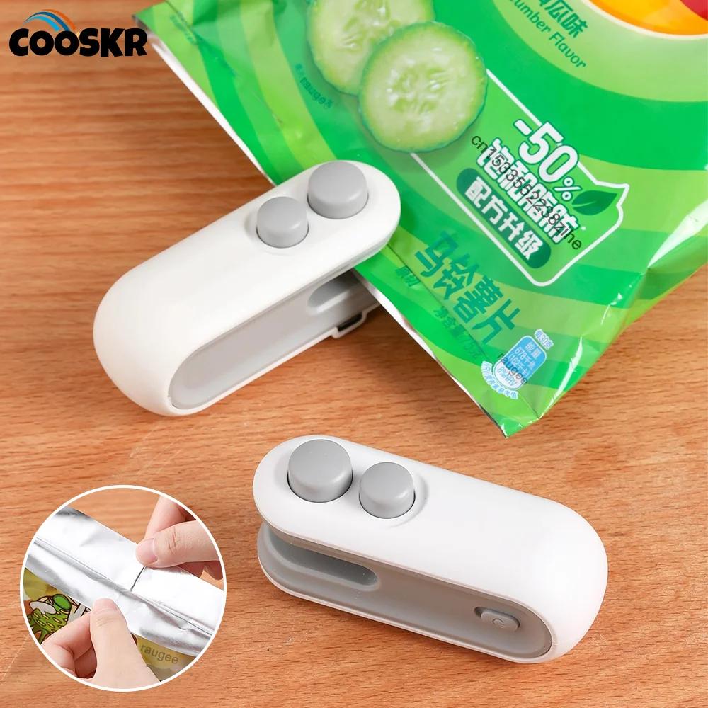 Sealer for Plastic Bags Mini Sealer Sealer for Food Packaging Bags Sealer for Portable Heat Bags Heat Sealer for Rechargeable Food Bags