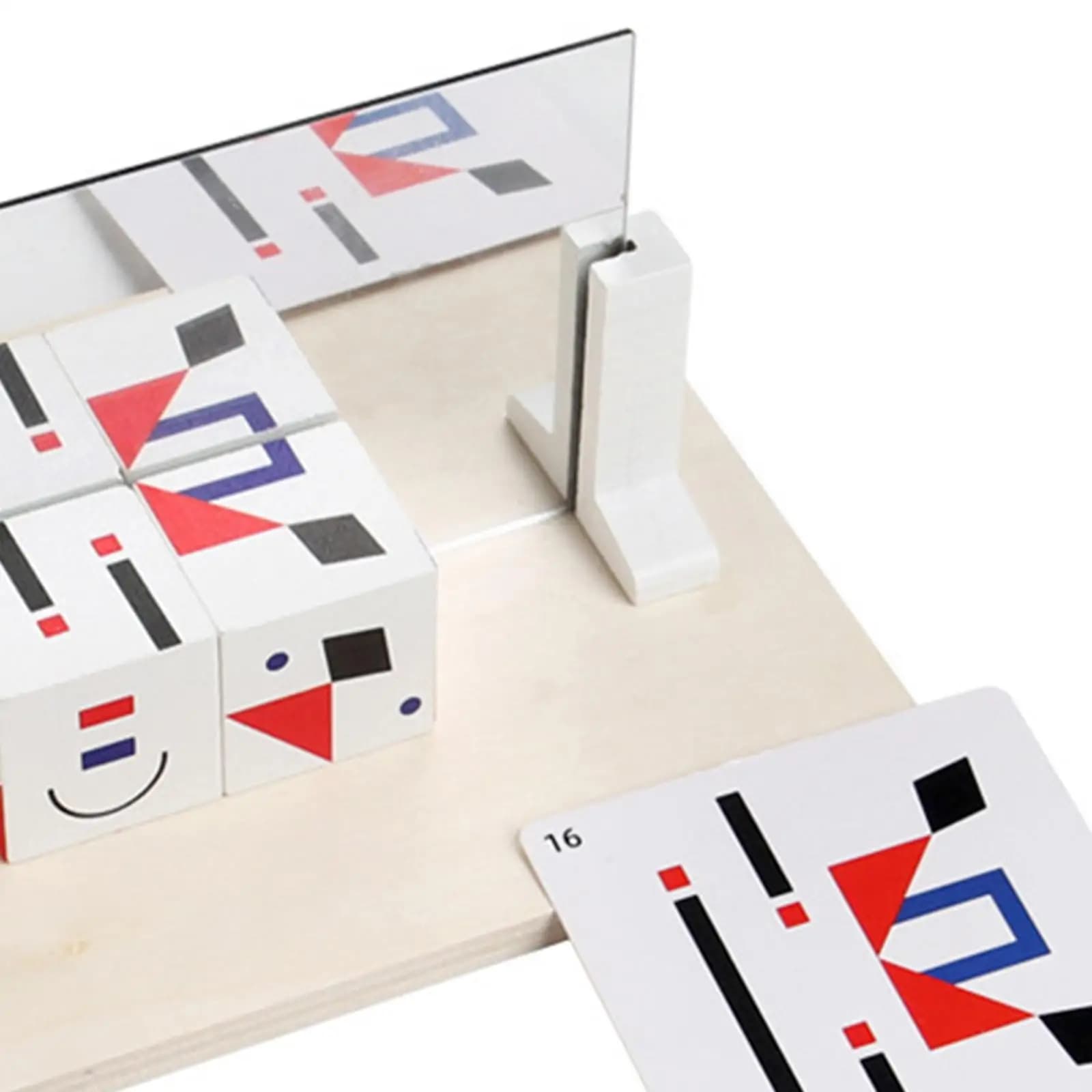 Gioco di blocchi per cambiare il volto, puzzle educativi, giocattolo in legno per il pensiero matematico, per bambini dai 3 anni in su, ragazzi, ragazze, bambini