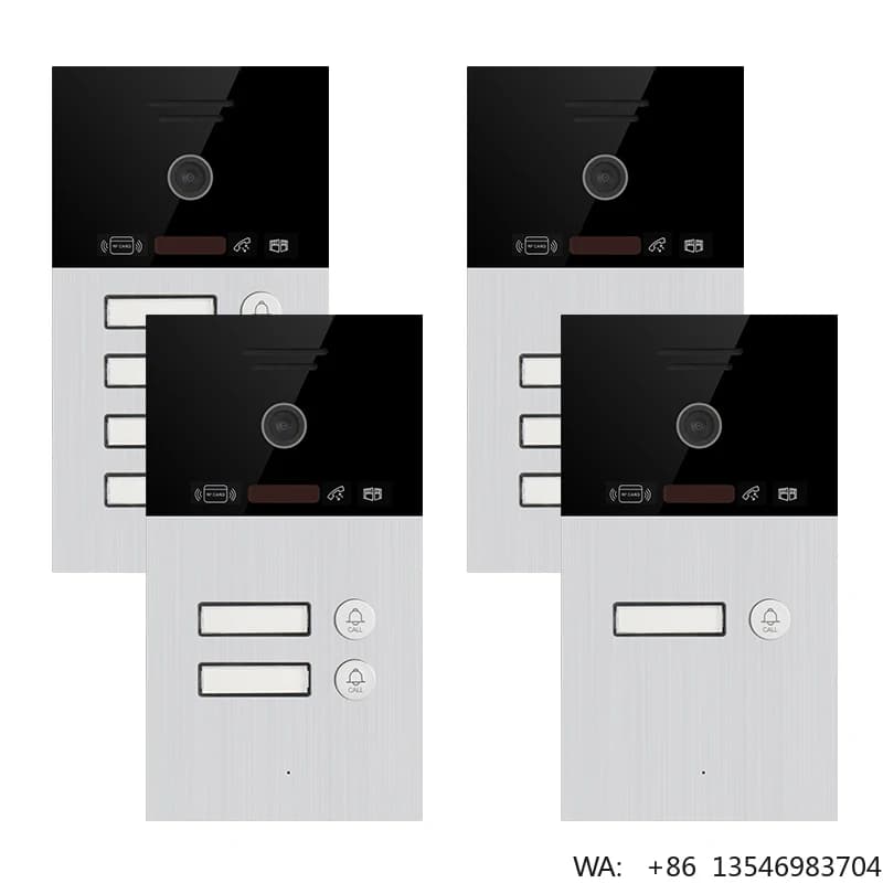 Sistema Videocitofonico IP SIP Bcom con Schermo Touch TFT LCD da 7 Pollici, Rilevamento Movimento per Condomini, Interfono Smart con App