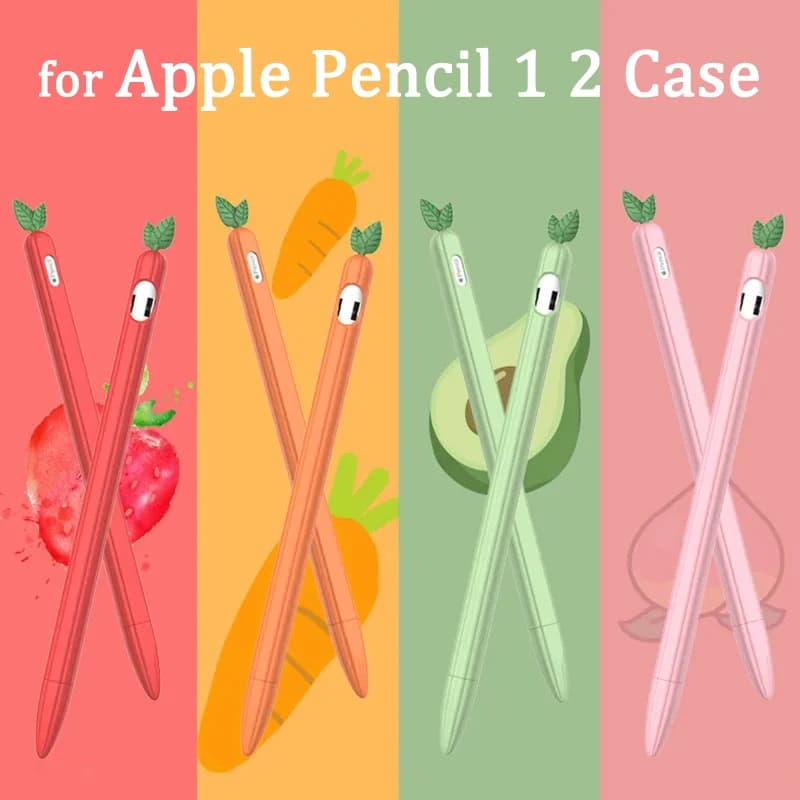 Custodia protettiva in silicone per Apple Pencil 1st 2nd Pen Point Stylus Penpoint Custodia protettiva per Apple Pencil 1 e Pencil 2