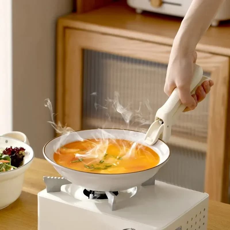 Electric Plate Grips Grips for support for bowls for moving heaters Pizza pan Air fryer Microwave with food outside