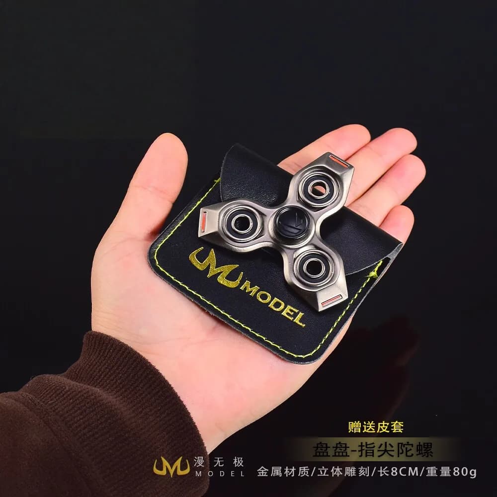 Spinner Antistress in Metallo da 8cm, Modello Dart, Giocattolo Valorant, Regalo per Ragazzi