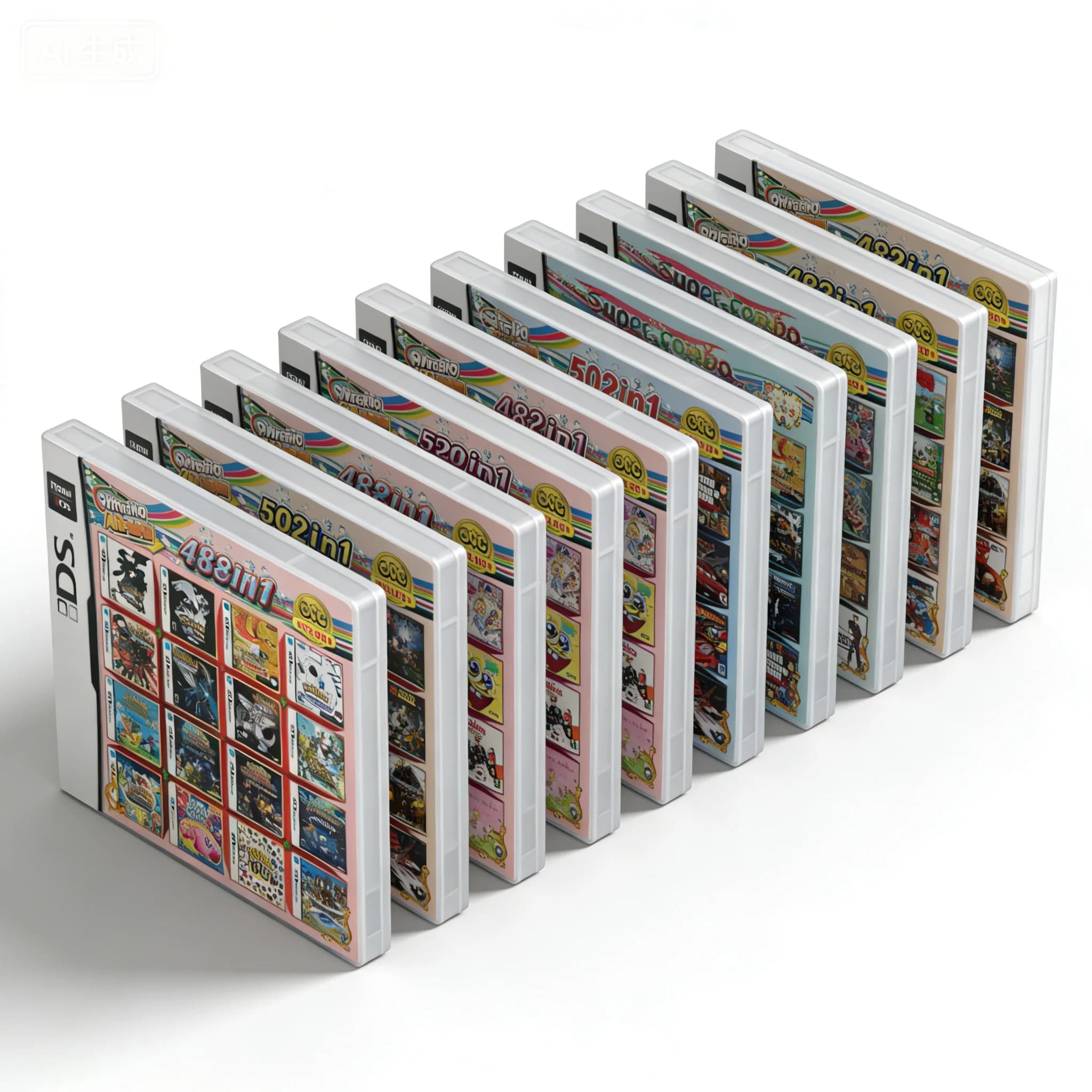 4300in1 23in1 Compilation DS NDS 3DS NDSL Game Cartridge Card Video Game Handheld Player Game Card (R4 card) 208in1/502in1...