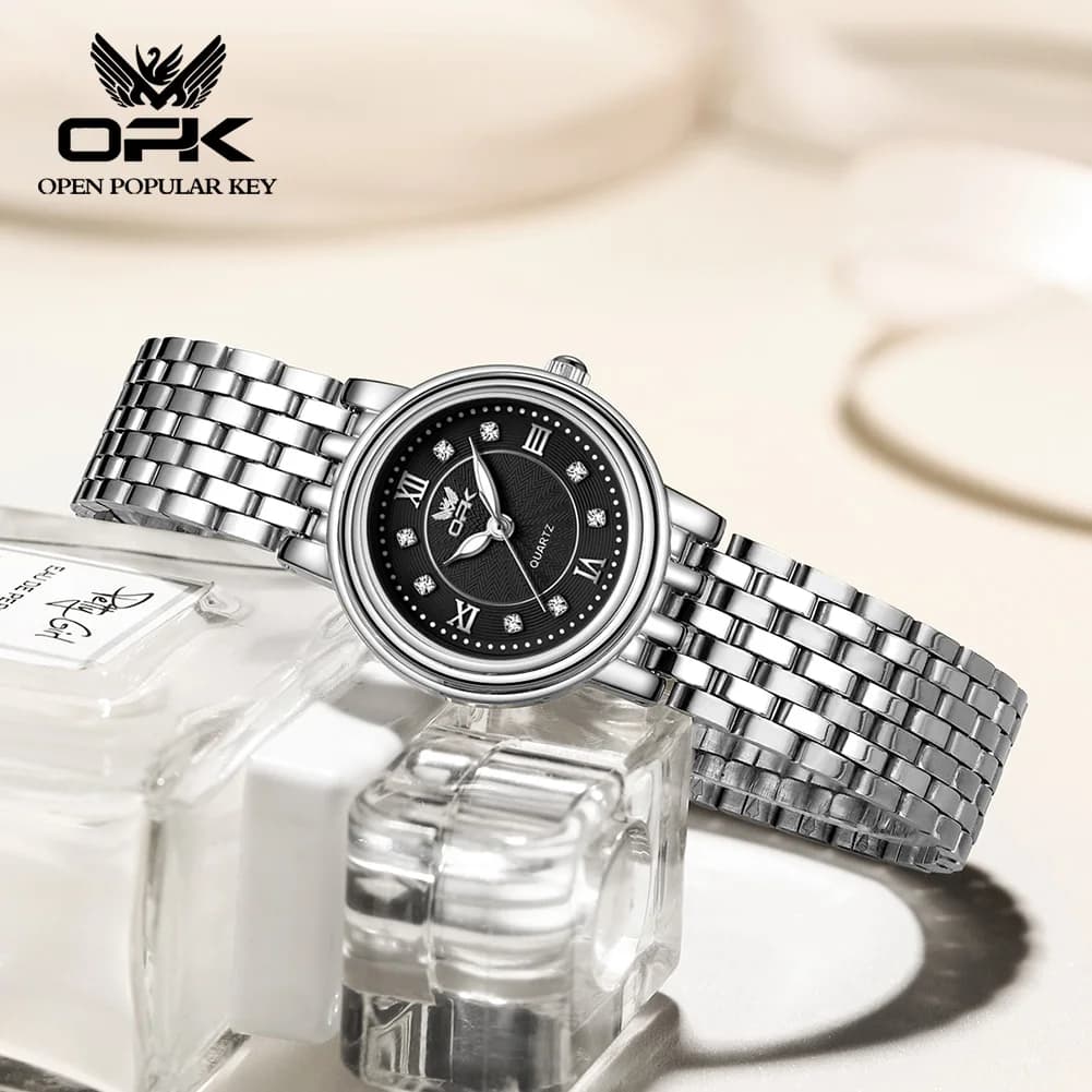 OPK brand fashionable hot selling waterproof women's watch 6605