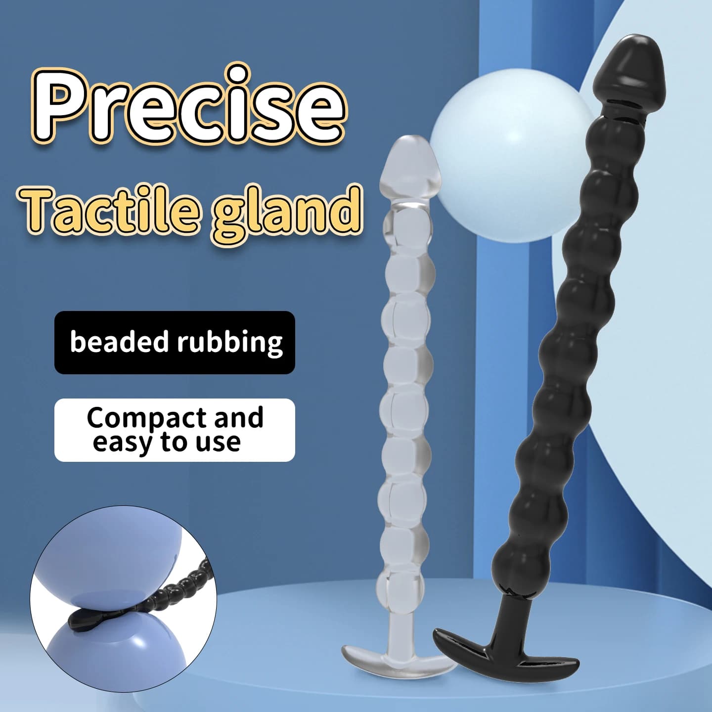 Perline in silicone a lunga trazione con base curva Plug anale Enorme butt plug Massaggio prostatico Masturbazione Ano adulto Giocattoli sessuali per uomini