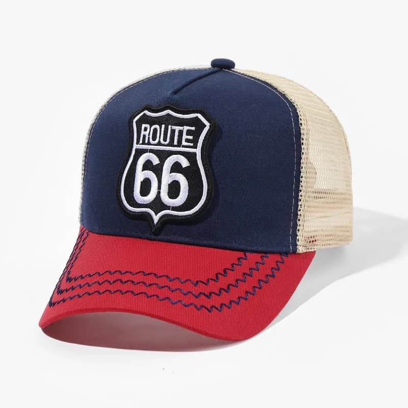Cappello da Baseball Estivo Traspirante in Rete, Cappello a Becco d'Anatra Cross-Border Patch66Highway, Cappello AliExpress Amazon