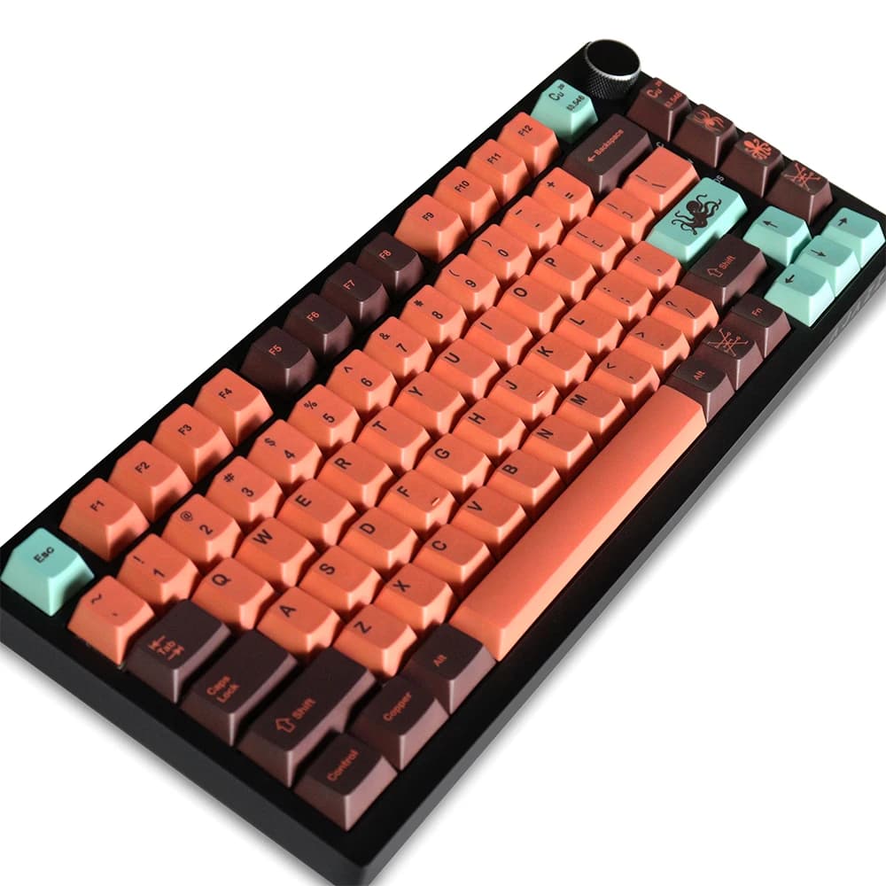 GMK Copritasti con profilo in rame Cherry Materiale PBT 134 tasti Copritasti sub-coloranti a cinque lati per tastiera meccanica con interruttore 61/87/104/108 Mx