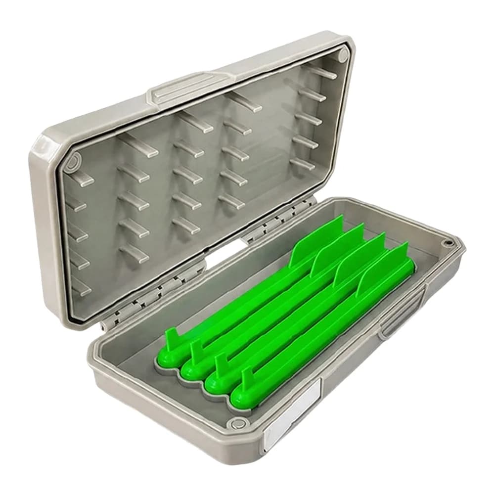 Green Magnetic Carp Fishing Rig Board Box With 4 Bars Spools Ruler And Sticky Notes For Organized Tackle Storage Accessories