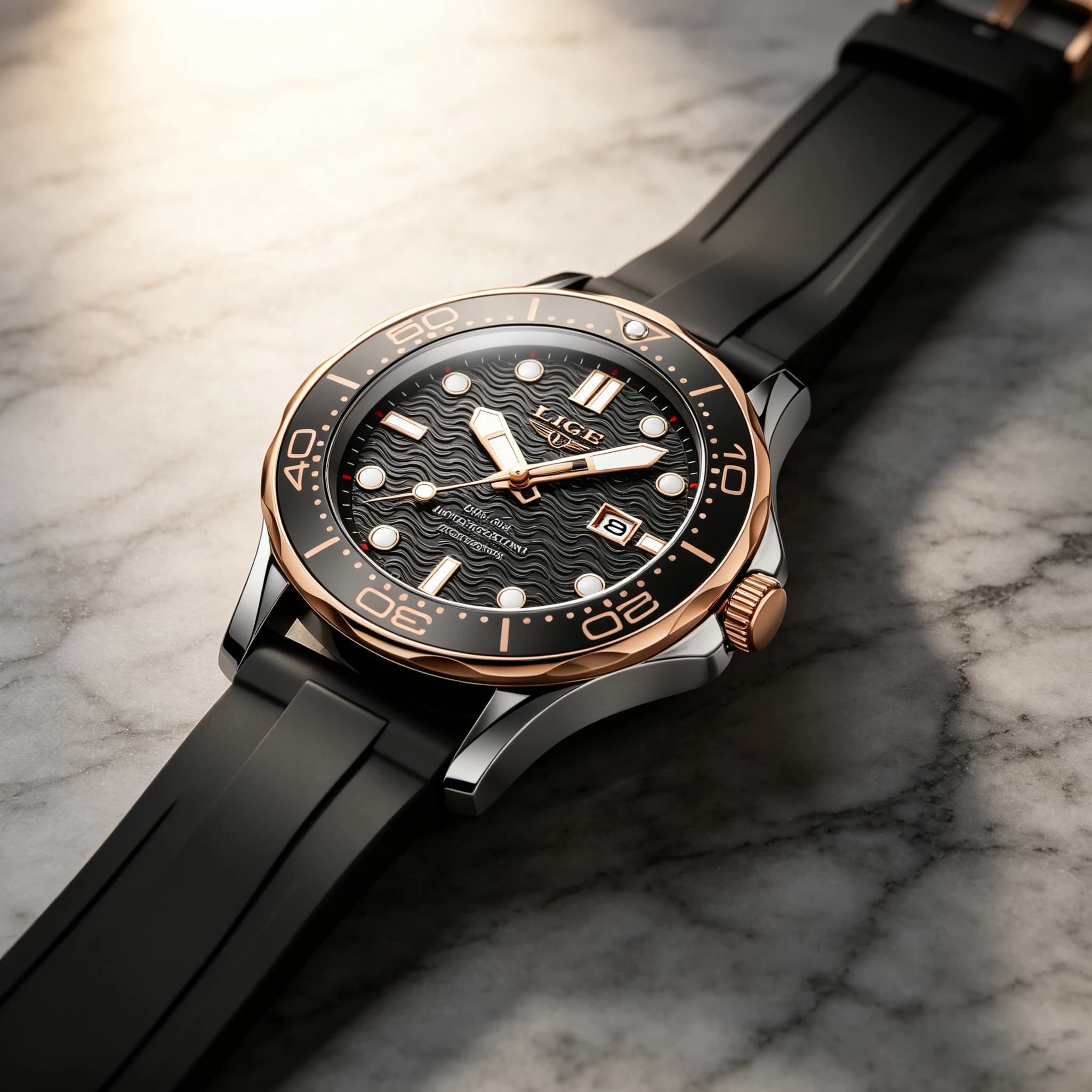 2026 LIGE New Business Mens Watches Top Brand Luxury Dive Watch For Men Waterproof Date Clock Sport Watch Relogio Masculino+Box