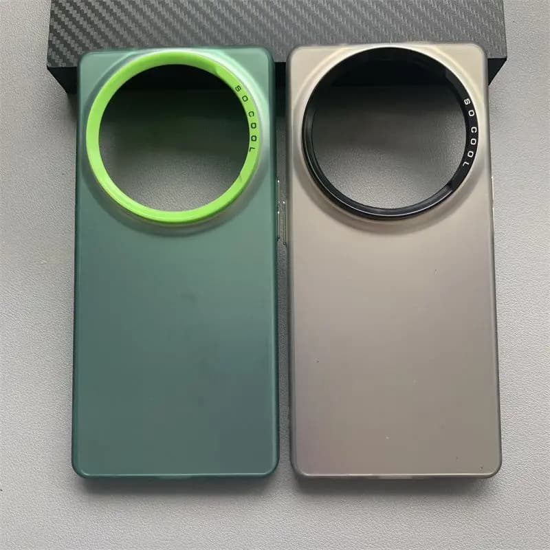 Custodia per Xiaomi Mi 12 Ultra, Custodia per Xiaomi Mi 13 Ultra, Cover per Xiaomi 13 Ultra e Mi 14 Ultra, Lusso Metallico Aurora Skin Opaco