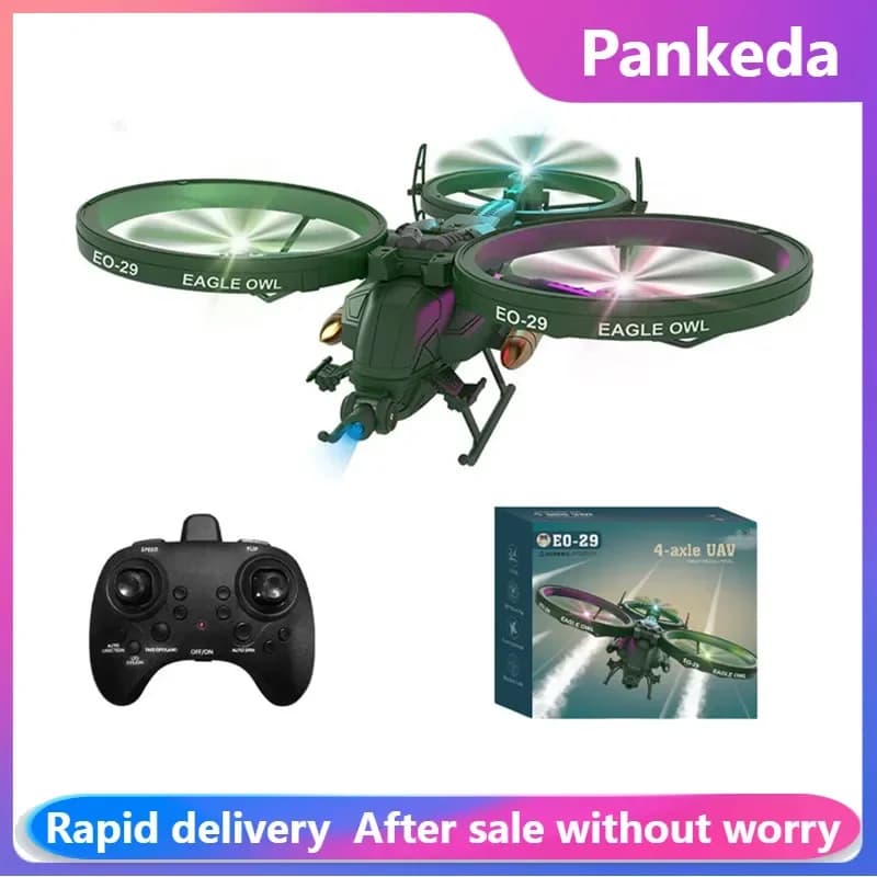 NUOVO 2024 EO-29 Velenoso Scorpione RC Drone Con Macchina Fotografica WiFi FPV Quadcopter Fotografia Aereo 4 Assi 6CH Ad Ala Fissa RC aereo