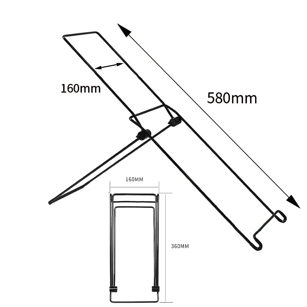 2PCS Foldable Solar Panel Bracket High Carbon Steel Adjustable Mount For Camping Balcony Beach Solar Support Rack