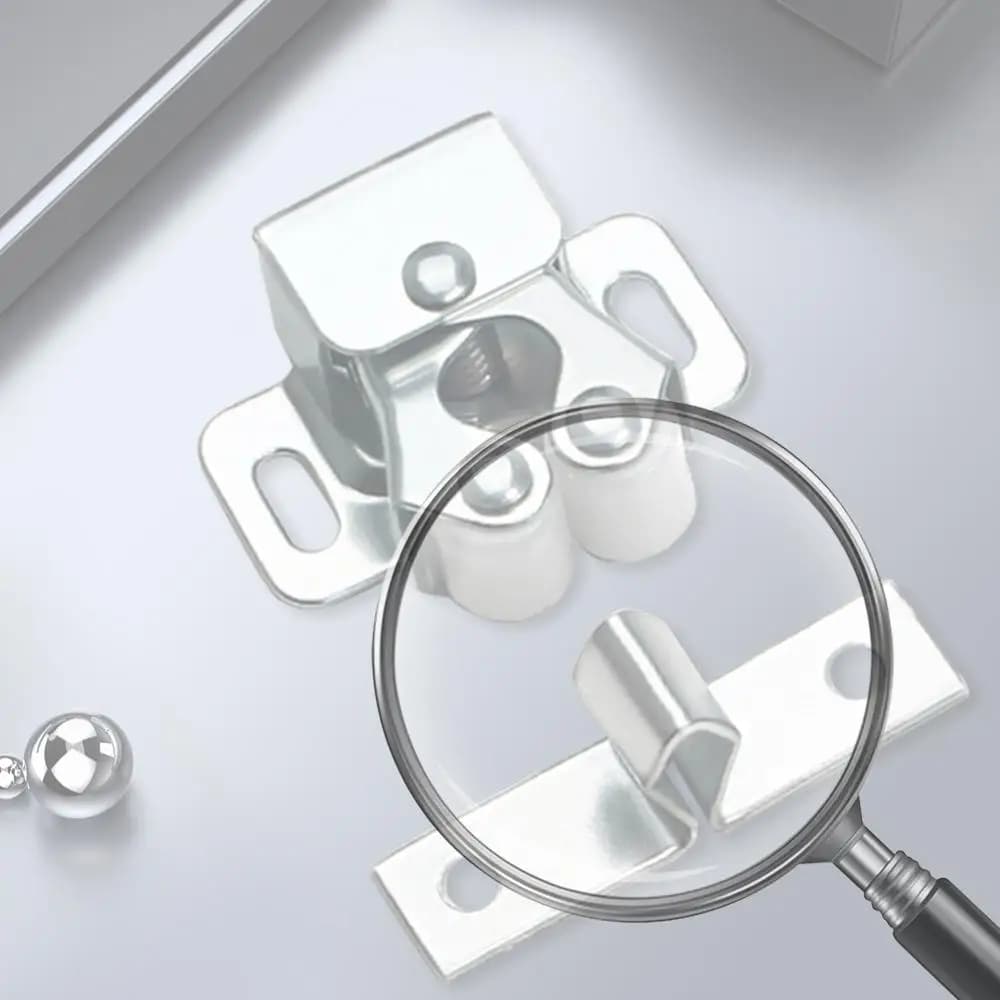 Fermaporta Magnetico per Armadio Scorrevole, Fibbia a Molla Anti-Collisione, Accessori per Mobili, Utensili Hardware