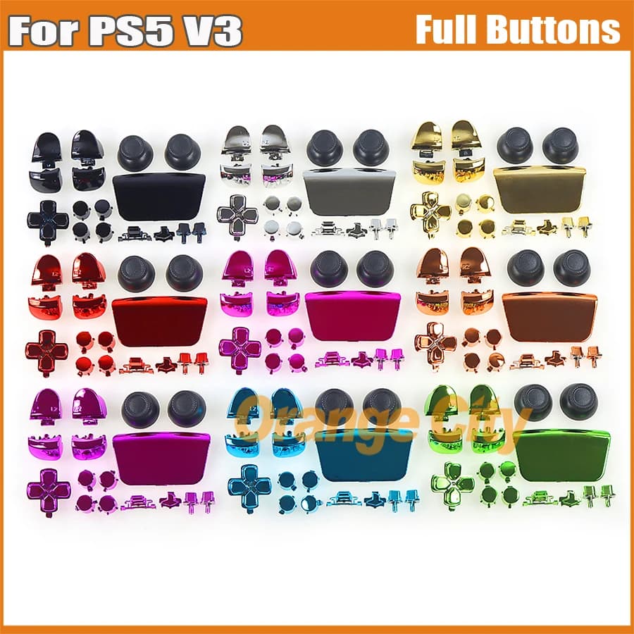 1Set Gamepad Set completo di pulsanti per PS5 3.0 Playstation5 V3.0 Kit di pulsanti elettrolitici accessori per Controller di gioco