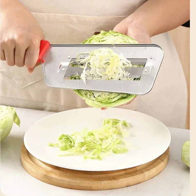 Double sliced blade Kale slicer Onion knife Vegetable slicer Kitchen knife Fish scale detergent Efficient kitchen slicer