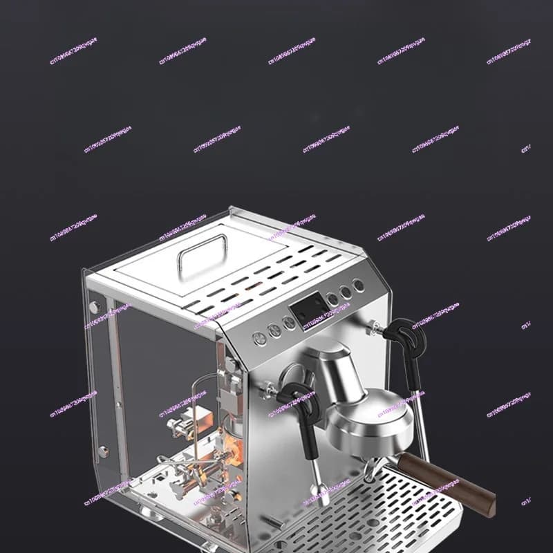 EM810 Macchina per Espresso Semi-automatica per Uso Domestico e Commerciale con Doppio Ingresso Acqua