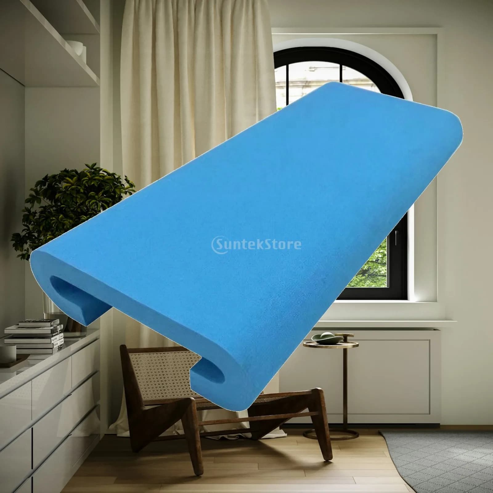 Non Slip Dragon Boat Seat Cushion Waterproof EVA Foam Pad Contoured Design for Kayak Canoe Paddling Long Sessions