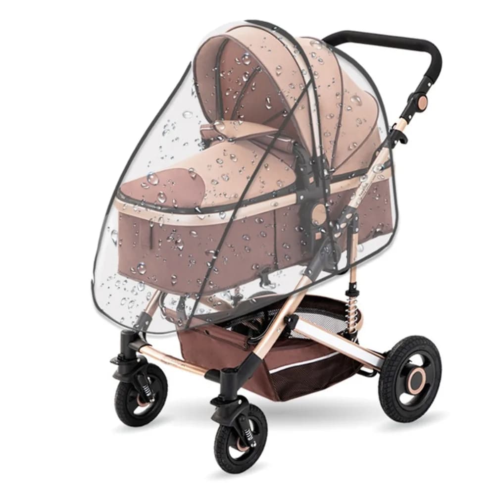 Copertura antipioggia universale per passeggino in PVC/EVA Copertura antipioggia per passeggino impermeabile per auto per bambini Accessori per passeggino