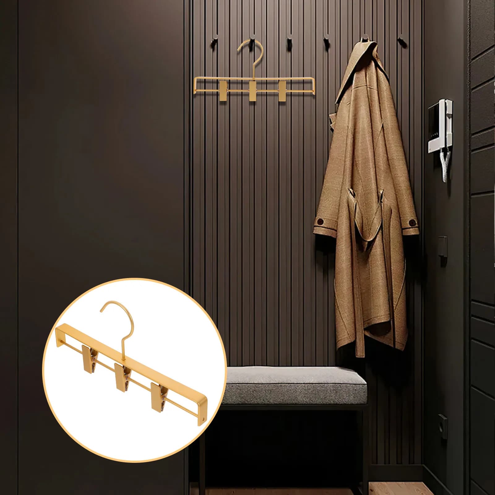 Adjustable Hooks Save Space in League for Jeans, Dresses, Pants and skirts - Armadio Clothes