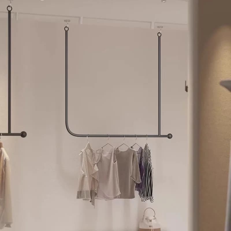 Retractable upper coat hanger thickened to dry home signed clothes