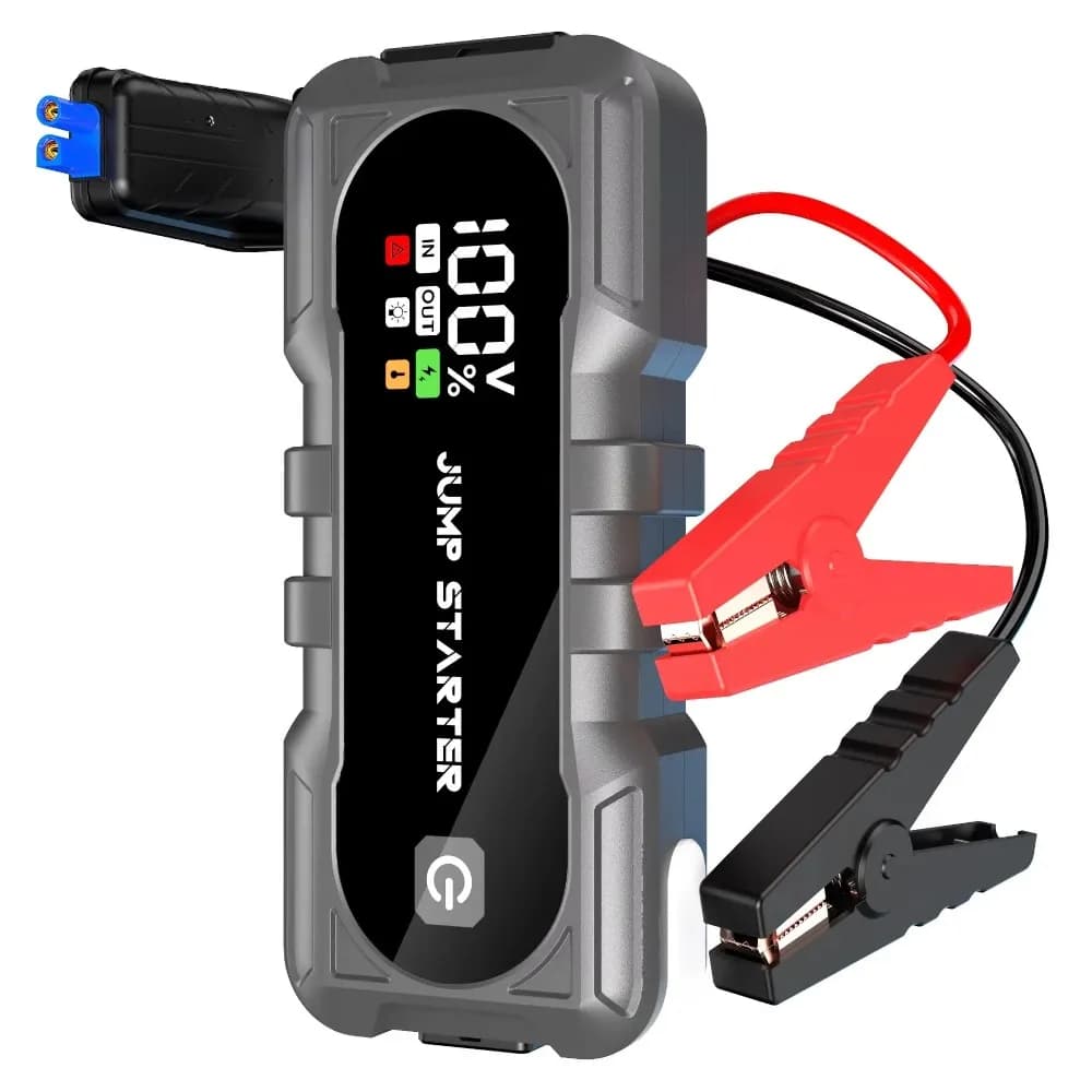 Avviatore di Emergenza Portatile OEM ODM con Power Bank, Ricarica Rapida, Luce LED, Caricabatterie per Auto, Camion e Moto, Corrente di Picco 2500A