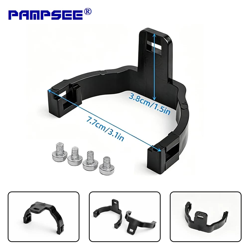 2 Pcs Car Light Modification Accessories For Kia LED Headlight Retrofit Fog Lamp Projector Mount Bracket Adapter Fixing Holder
