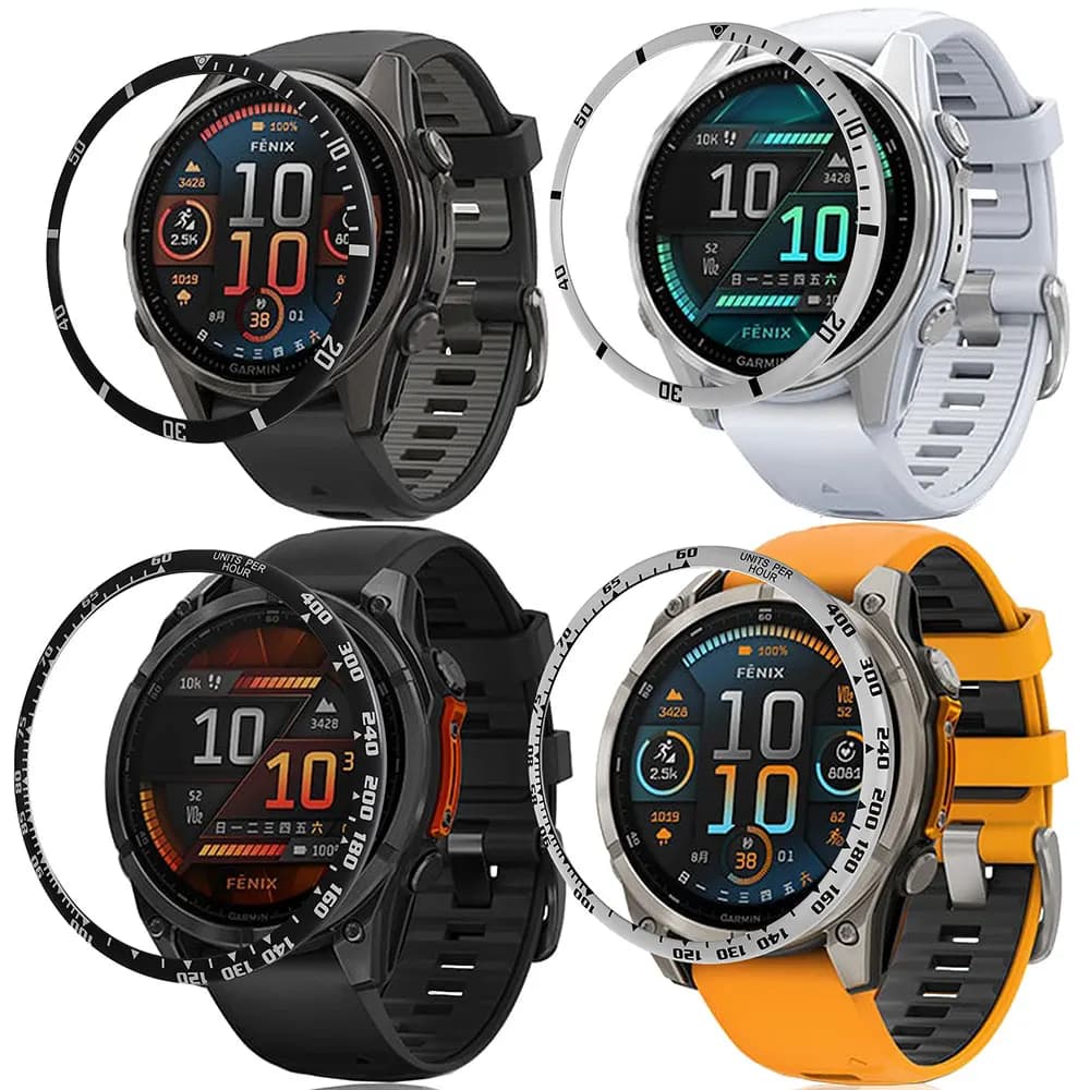 Orologio lunetta anello per Garmin Fenix 8 43mm 47mm 51mm Smartwatch accessori protezione lunetta in metallo copertura paraurti anello guscio telaio