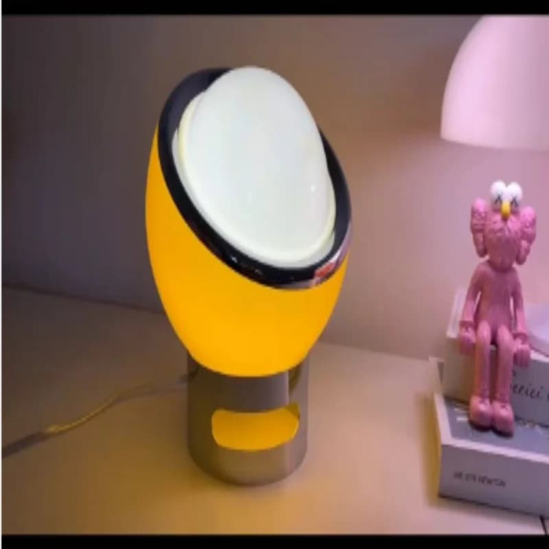 Lampada da Tavolo in Vetro Stile Medievale, Illuminazione Creativa per Camera da Letto, Ristorante, Bar, Decorazione Atmosferica Semplice