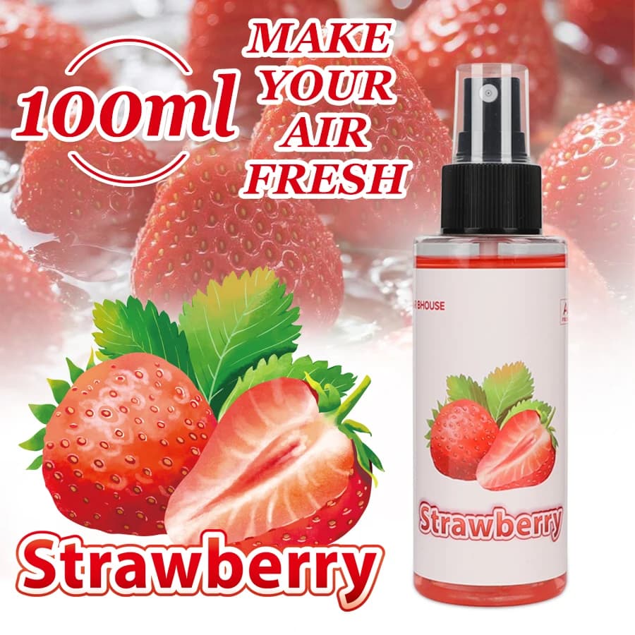 Deodorant for auto spray perfume for auto fragrance for long-lasting strawberry cake fresh scent deodorant spray for interior car