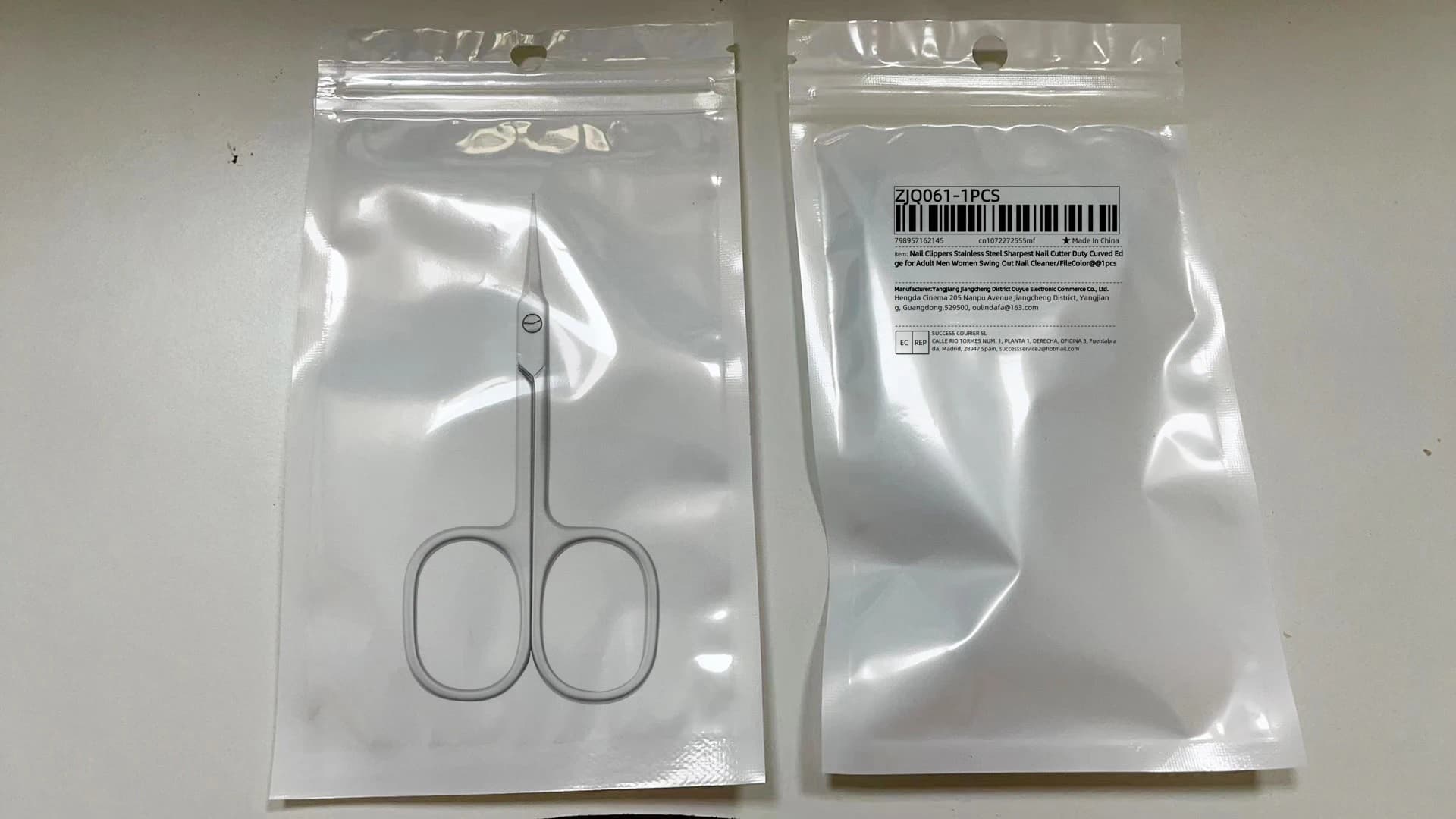 1pc color Stainless Steel Cuticle Scissors Precision Nail & Dead Light Beige Removal Tool, Ideal for Manicure and Pedicure Care