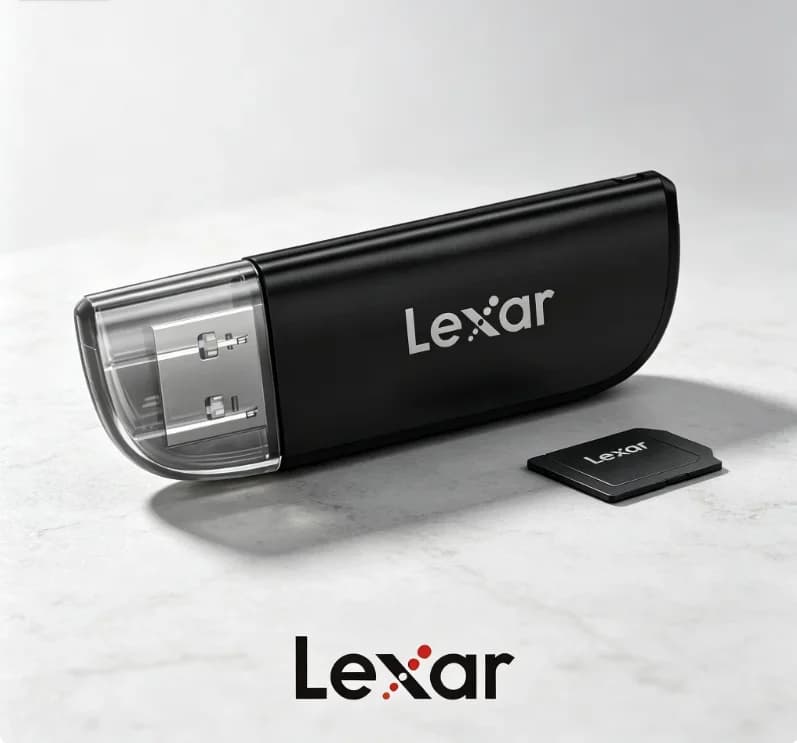 Lexar USB3.2 Gen1 RW300U High Speed 2 in 1 Dual Slot Reader Read TF/SD Memory Card Micro Card SD