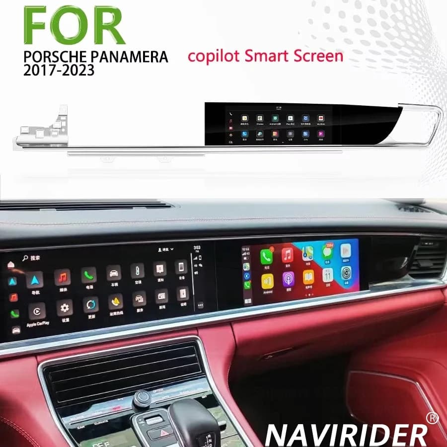 11 "Per Porsche Panamera 971 2017-2023 Copilota Aggiornato Smart Screen GPS Navi Android Auto Radio Lettore Video Multimediale Carplay