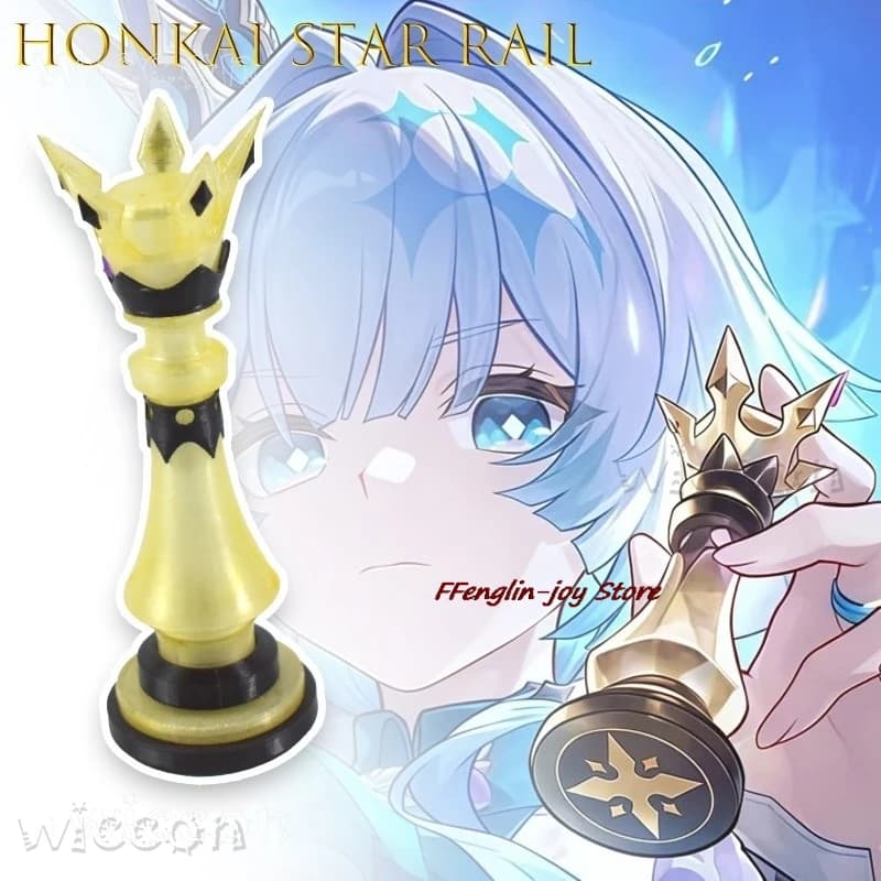 disfraz Costumi di Halloween ‌ ‌ ‌ ‌ ‌ Honkai Star Rail Cerydra Pezzo degli scacchi Timbro Cosplay Prop Accessorio personaggio anime mujer