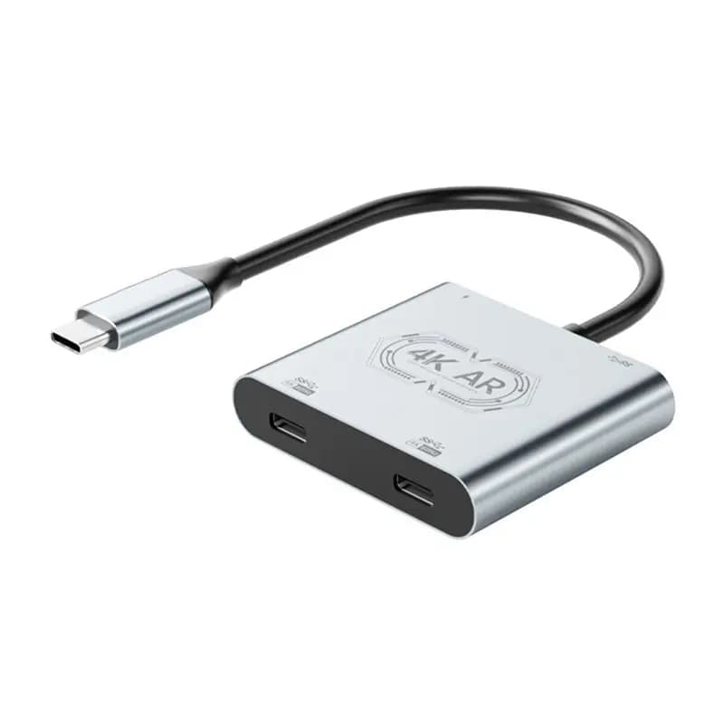Adattatore di ricarica USB C Type-C per occhiali AR, ricarica rapida PD100W, hub di aggancio per occhiali AR