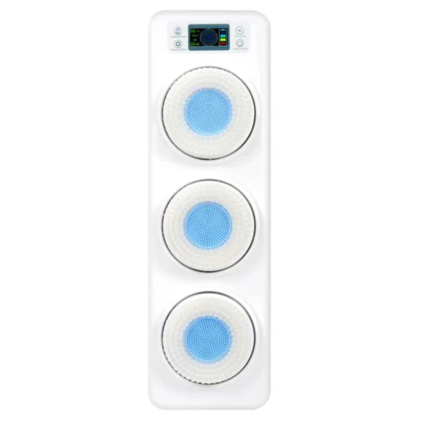 Spazzola per doccia elettrica Scrubber per il corpo Massaggio esfoliante Spazzola per massaggio per doccia da bagno con sfregamento automatico per la schiena a parete