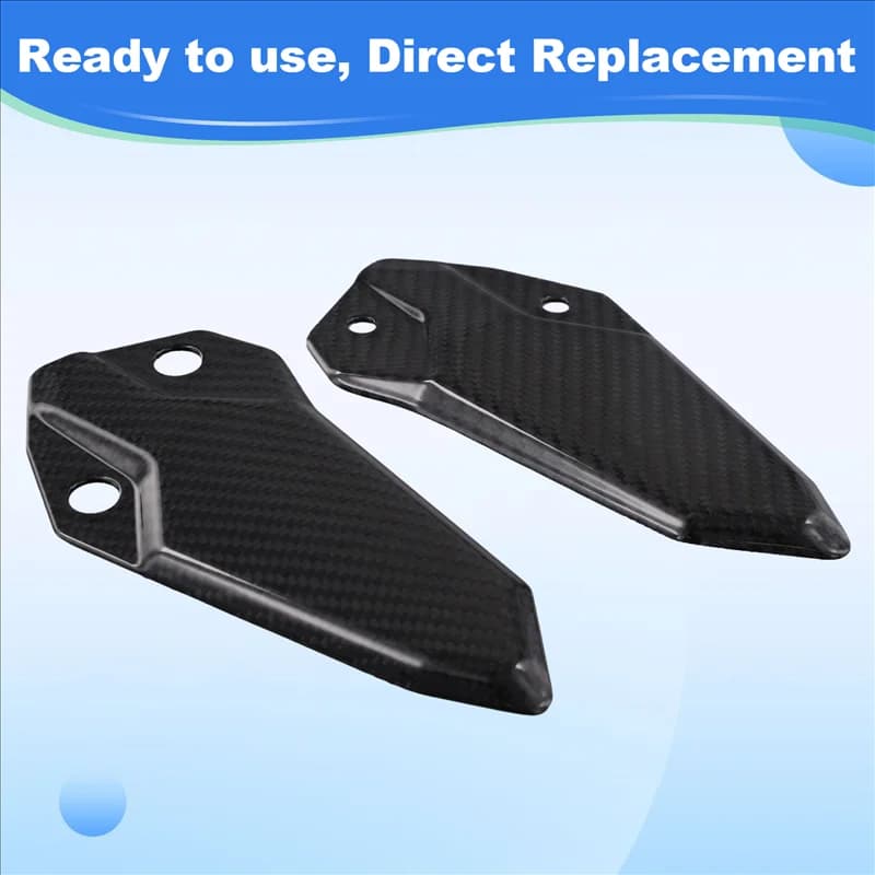 A82M-Fibra di Carbonio Accessori Moto Tacco Piastre Protezioni Pedane Per Kawasaki ZX-4R ZX4RR ZX25R 2020-2023 2024