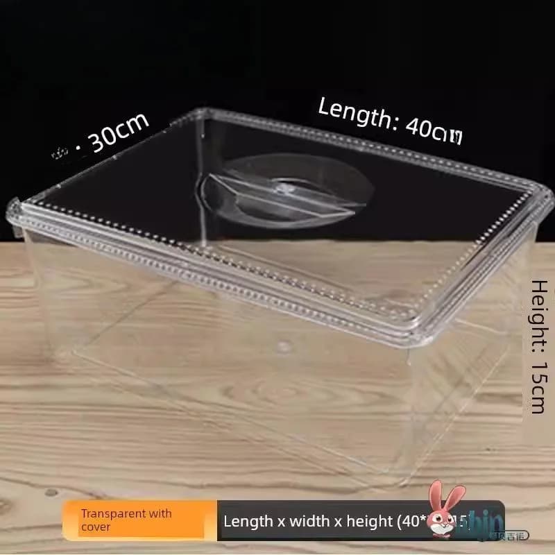 Contenitore Espositivo in Acrilico per Alimenti, Scatola Trasparente per Snack e Frutta Secca, Organizzatore per Esposizione e Conservazione
