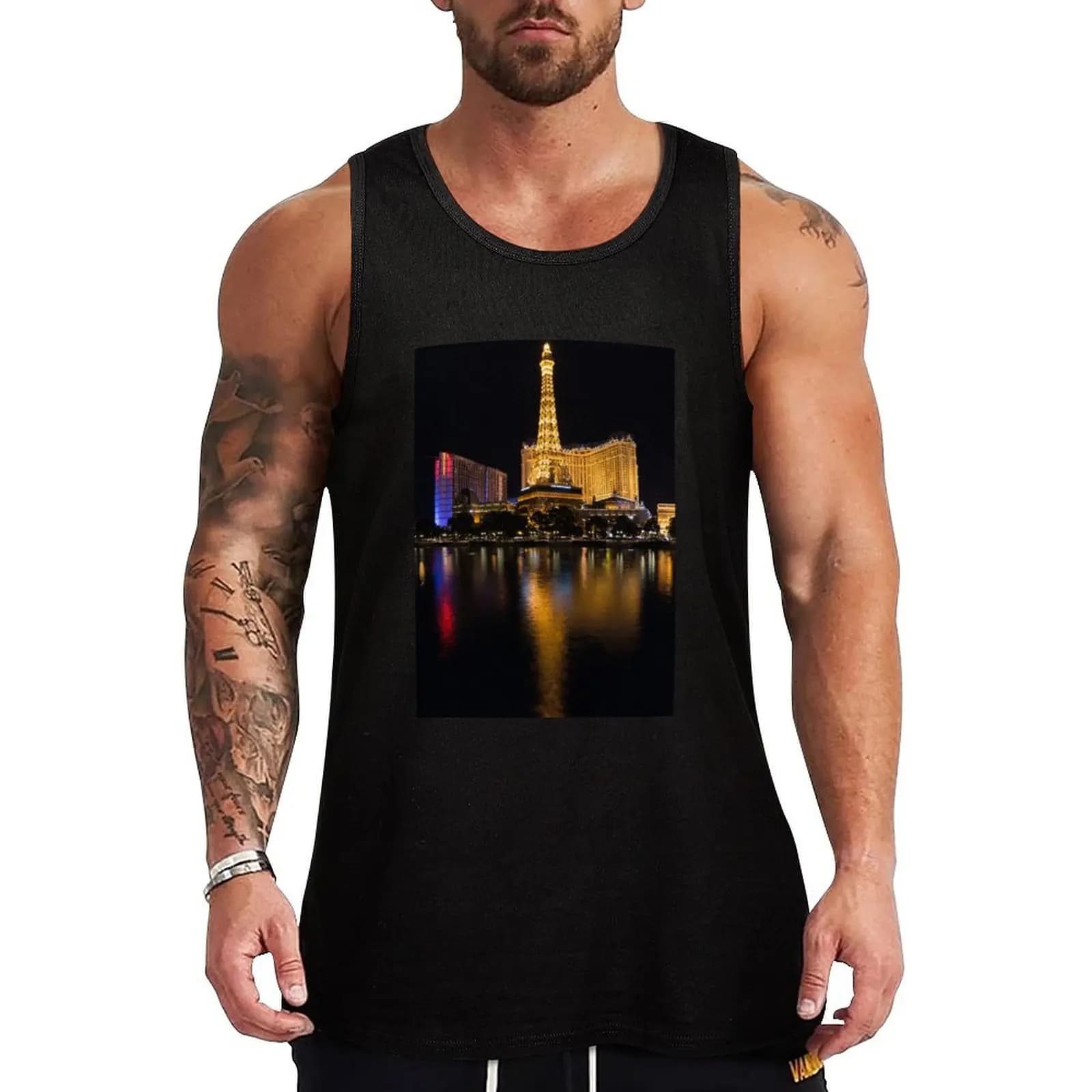 It is Not Paris Tank Top No Wrinkle Tank Top Abbigliamento casual senza maniche per tutti i giorni