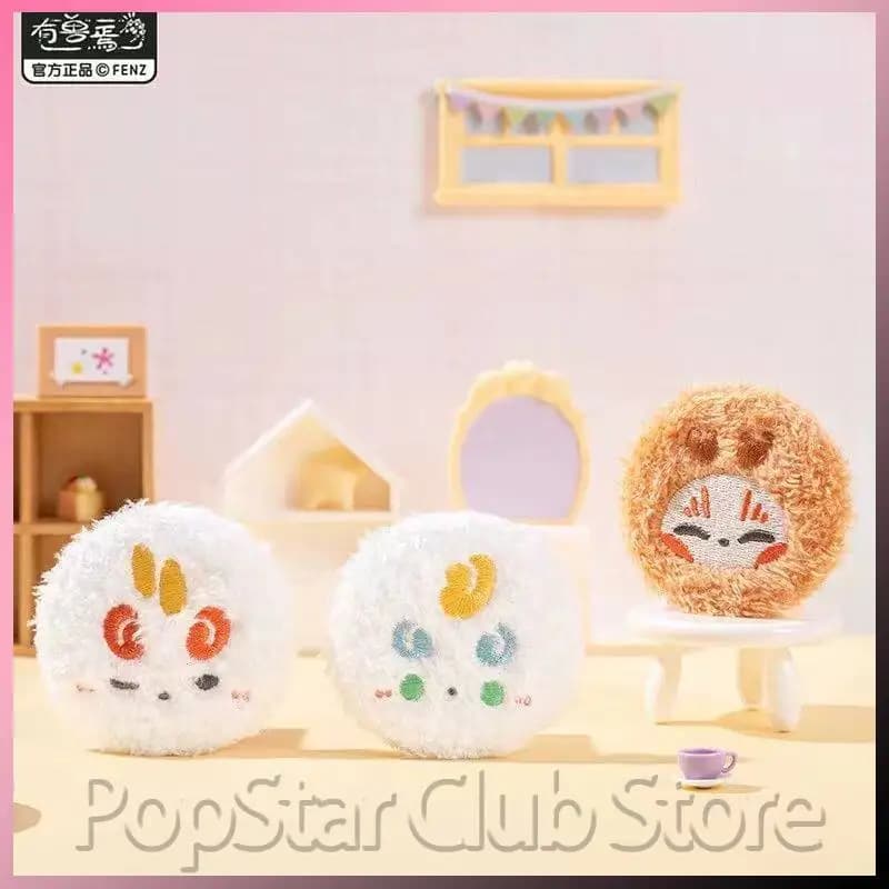 Genuine Fabulous Beasts Embroidered Tinplate Badge 5.8cm Cartoon Divine Beast Guard Series Blind Box Mystery Box Plush Fans Gift